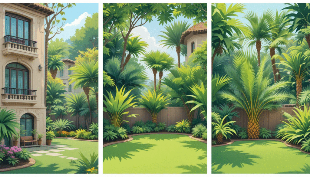 garden palm plants