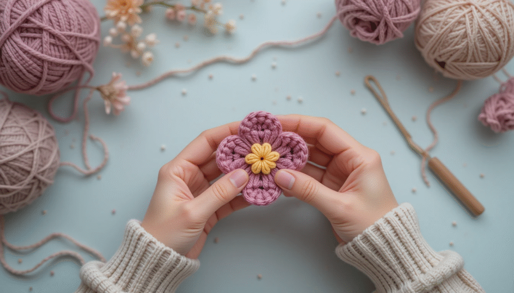 crochet flower introduction