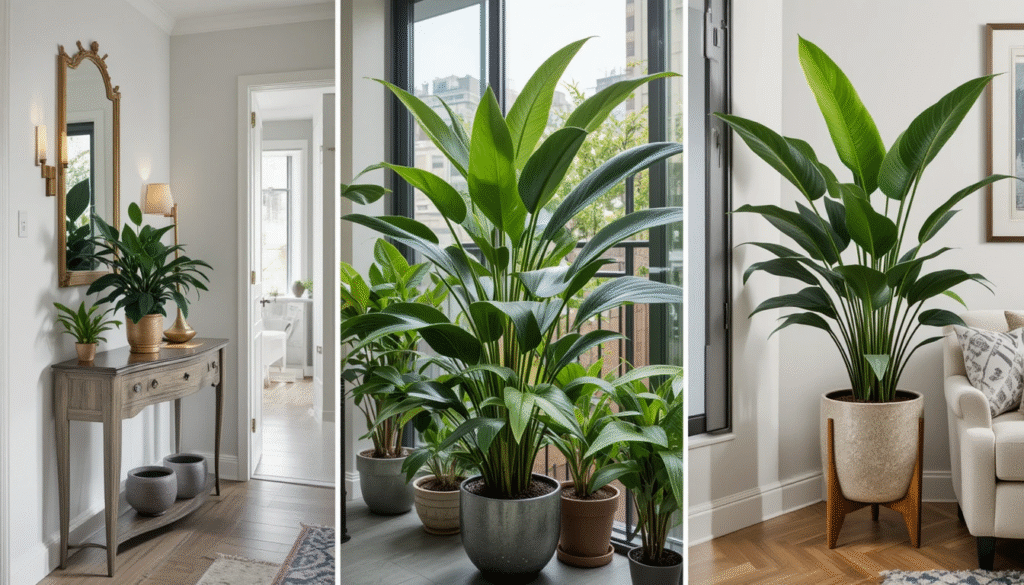 Indoor placement and decoration ideas for Dracena Mahatma plant in stylish spaces