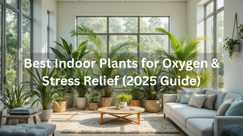 Best Indoor Plants for Oxygen & Stress Relief (2025 Guide)