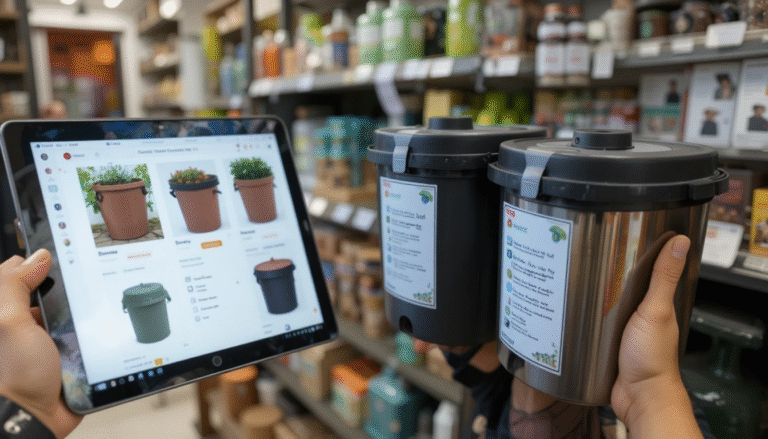 Buying guide for choosing compost bins in India.