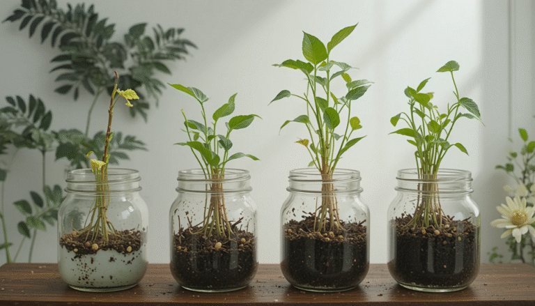 Propagation steps for native Indian plants with cuttings